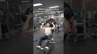 PART 1: When your Gym Bros find out about each other  #fitness #youtubeshorts #youtubeviral #gym