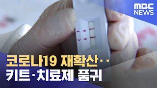 코로나19 재확산‥ 키트와 치료제 품귀, 방역 지침은 완화 (2024.08.14/뉴스데스크/MBC강원영동)