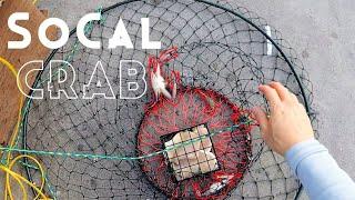 SoCal Crab Fishing at Newport Beach- TWO nets!