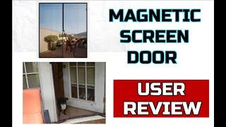 MAGZO Magnetic Screen Door, Works good, Measure First