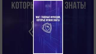 WAF-главные функции, которые нужно знать! #защитаресурсов #инструкция #кибер #инфобезопасность