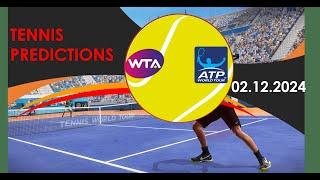 Tennis Predictions Today|Tennis Betting Tips|Tennis Preview