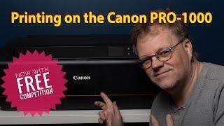 Achieve professional-quality prints with the Canon PRO-1000