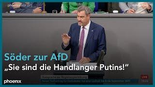 Markus Söder (CSU) zur Regierungserklärung von Olaf Scholz zur aktuellen Lage am 13.11.24