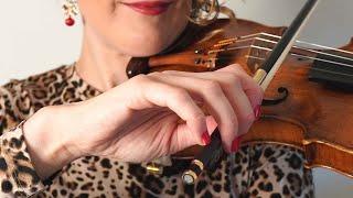 How to Bow Smoothly on the Violin: close up & slow motion