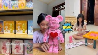 Thảo Nguyên chính thức được nghỉ hè️ Lần đầu lắp ráp gấu Bearbrick to chà bá