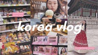 24 HOURS IN KOREA!! | Korea vlog: Gyeongbukgong Palace, Bukchon Hanok Village, Shopping, K-BBQ