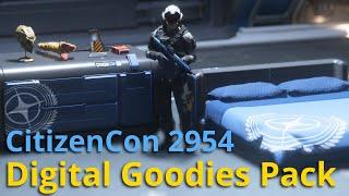 Star Citizen - CitizenCon 2954 Digital Goodies Pack finally here!