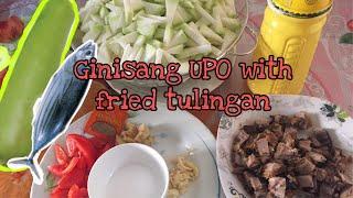 How to cook Ginisang UPO with fried tulingan || Upo Guisado || Ginisang upo Recipe