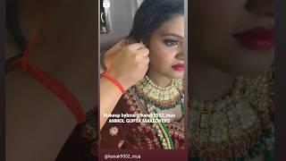#makeupshorts #bridalmakeup #duskyskinmakeup #bridal #bridalmakeup #bridaljewellery #wedding #viral