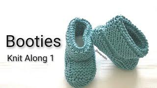 SUPER EASY - BOOTIES KNIT ALONG - HOW TO KNIT