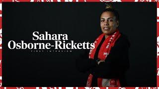 Sahara Osborne-Ricketts first interview as a Swindon Town Women player