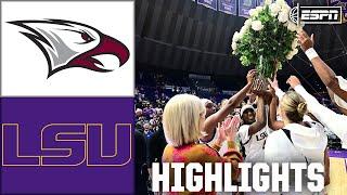  WINS for Kim Mulkey at LSU  NC Central Eagles vs. LSU Tigers Highlights | ESPN College Basketball