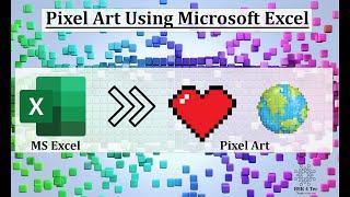 Can we draw Pixel Art using Microsoft Excel?