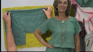 BLUSA FÁCIL CON RETAZOS DE TELA - Fabiana Marquesini - 600