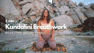 Kundalini Yoga Practice | 5 min Breathwork for moving vital energy