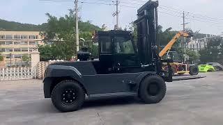 Diesel Forklift 12 Ton Heavy Truck with Cab