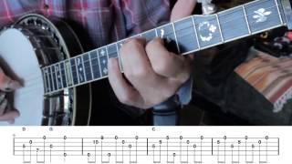 Bluegrass Banjo Lesson 35 - How to play Cripple Creek