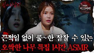 [#심괴ASMR] 끈적임 없이 쿨~한 잠잘 수 있는 오싹한 나무 특집1시간 ASMR #심야괴담회 #심괴 #어둑시니 MBC220901방송