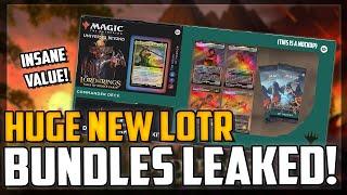 Leaked New Lord of the Rings Bundles! Which LotR Commander Precon To Buy!!- Magic: The Gathering