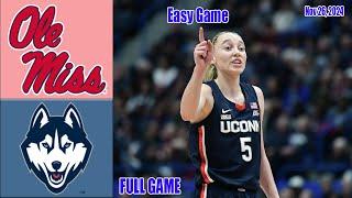 UConn Huskies vs Ole Miss Rebels | Women’s Basketball | Full Game | Nov 27, 2024 Championship Game