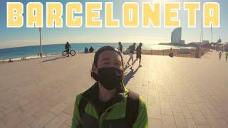 Barceloneta Neighborhood in Barcelona Walk | Barcelona Vlog