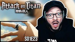 Das ERSTE MAL Attack on Titan 1x23 | "Das Lächeln" | Reaction