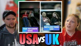 "Who Did It Best?" Americans React To - British Vs American TV Shows