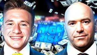 SteveWillDoIt & Dana White HIGH STAKES BLACKJACK! *HUGE WIN*