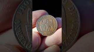 Uang Logam Kuno GOVERNO PROVVISORIO DI VENEZIA 5 Centesimi 1849
