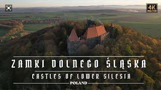 Castles of Lower Silesia | Poland | Zamki Dolnego Śląska z drona | 4K