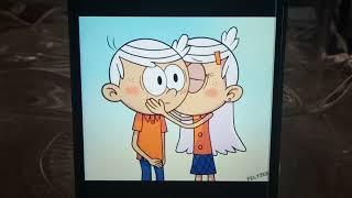 Linka Loud kissing Lincoln Loud in the cheeks Adorable Scene ️