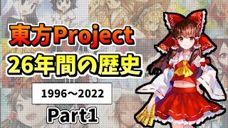 東方Projectの歴史を振り返る 1996～2022【Part1】