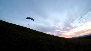 Wasserkuppe. Soaren bei Sonnenaufgang