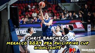 Chris Banchero Meralco 2024 PBA Philippine Cup Highlights