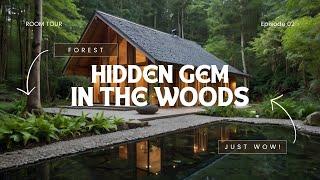 Wooden House Tour in the Forest – Budget-Friendly & Cozy Decor Ideas!