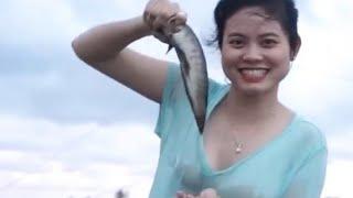 Best Day to Catch Many Fish in The River, Let's Enjoy Watching My Fishing Vlog