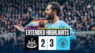 EXTENDED HIGHLIGHTS | Newcastle 2-3 Man City | KDB and Bobb complete last-gasp comeback!