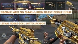 NANALO AKO NG M4A1-S-IRON BEAST-NOBLE GOLD CROSSFIRE PH