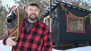 Day at a Simple Off Grid Cabin.....anyone can build & afford