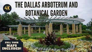 Dallas Arboretum Tour - Stunning Botanical Garden in Full Bloom I Nature Walk with Maps | Texas