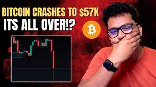  Bitcoin CRASHES HARD - BULL RUN OVER SELL NOW!? |Crypto Market Update