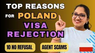 Top Reason For Poland Visa Rejection  | 10 No. Refusal | Agent Scams | Chandni in Europe