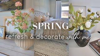 SPRING DECORATE WITH ME | BEDROOM REFRESH | SPRING DECORATING IDEAS 2024