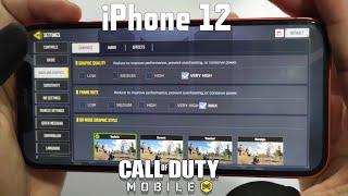 Handcam Apple iPhone 12 - Gaming Test Call of Duty Mobile | Season 8 (2022) | Train to Nowhere