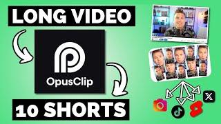 OpusClip Review: Turn 1 Long-Form Video into 10 Shorts!