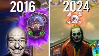 Hearthstone in 2016 vs 2024