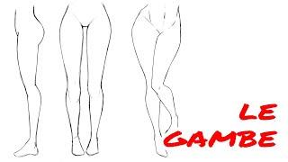 Come disegnare manga - Disegnare le gambe femminili in stile manga