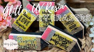 Glitter UV Resin Dry Erasers