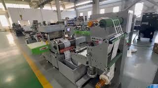 Flatbed high speed roll to roll label die cutting machine